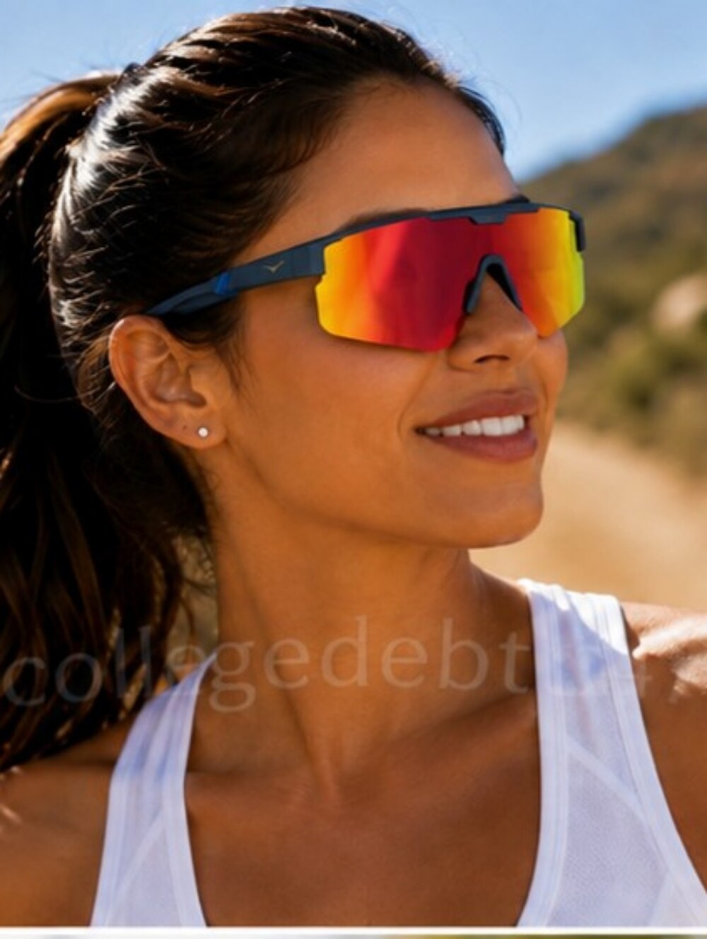 Hoka Sunglass Speed Vison PRO sunglasses With Mirrored Lens Running Active